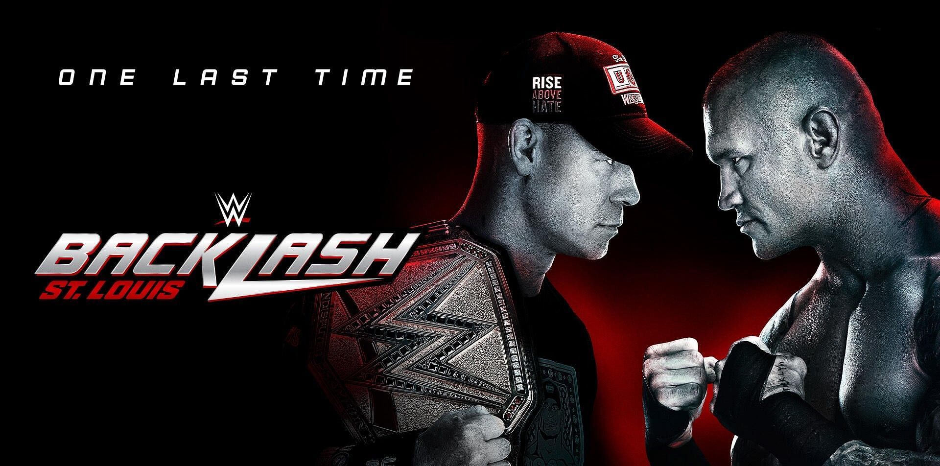 WWE Backlash Main Event Matches List